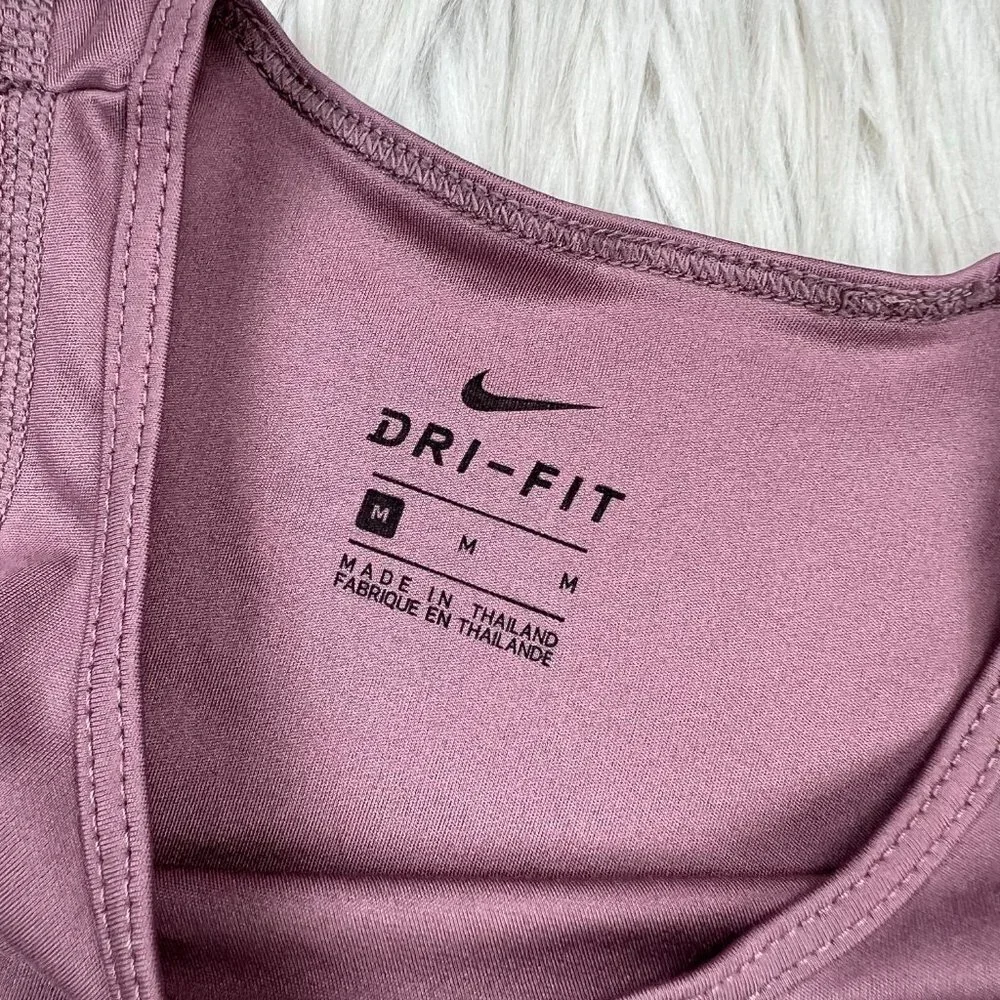 Nike Women's Muted Pink‎ Training Tank With Mesh Panel